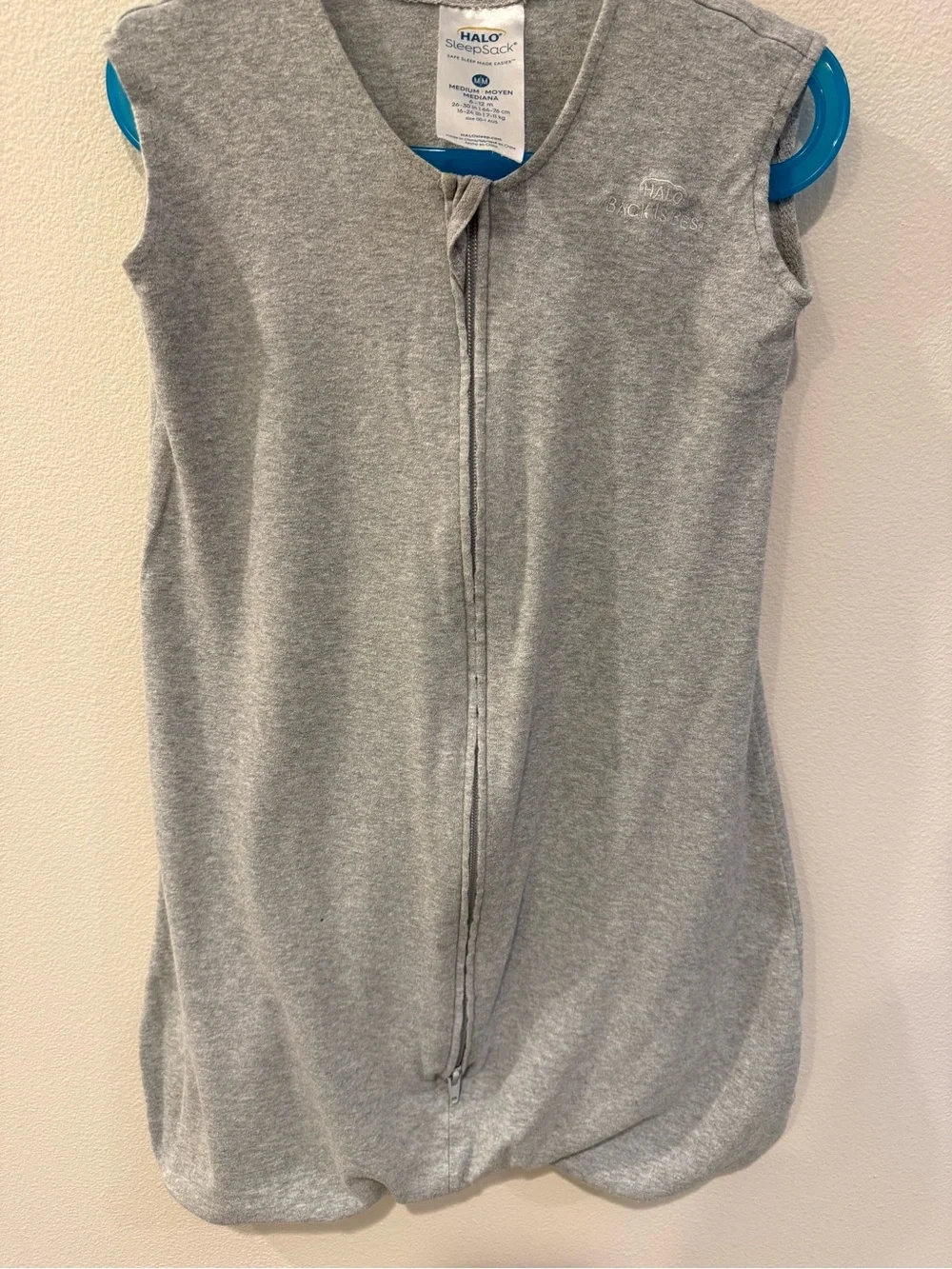 HALO Gray Sleeveless Sleep Sack